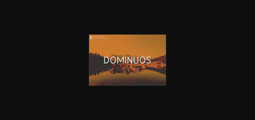 Dominuos Font Poster 3