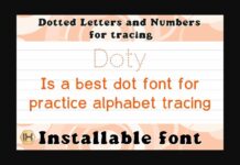 Doty Font Poster 1