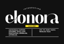 Elonora Font Elonora Font Poster 1