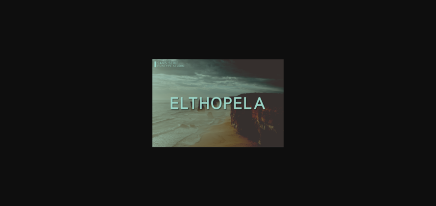 Elthopela Font Poster 3