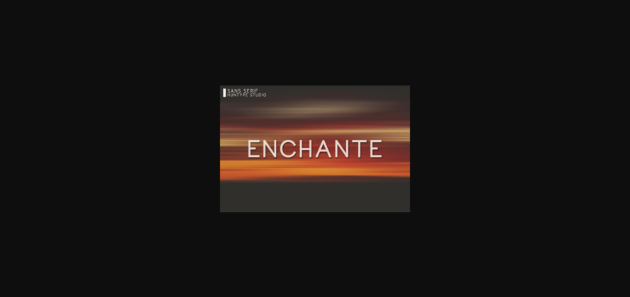 Enchante Font Poster 3