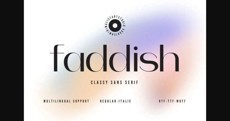 Faddish Font Poster 3
