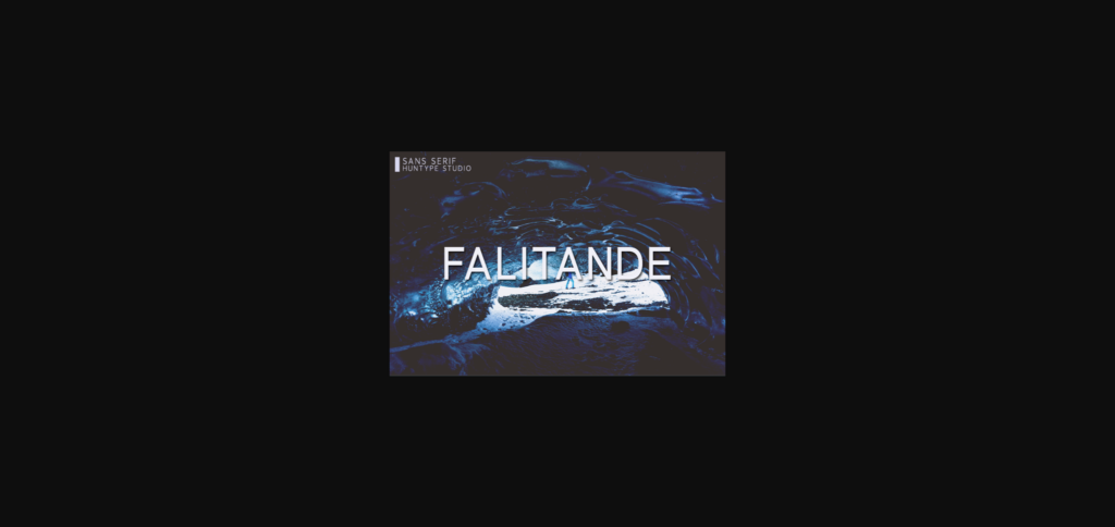 Falitande Font Poster 1