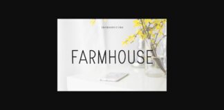 Farmhouse Font Poster 1