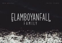 Flamboyanfall Font Poster 1