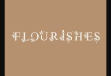 Flourishes Font Poster 1