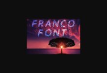 Franco Font Poster 1