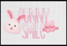 Funny Smile Font Poster 1