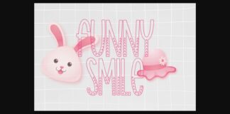 Funny Smile Font Poster 1