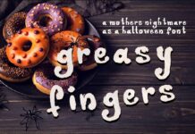 Greasy Fingers Font Poster 1