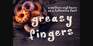 Greasy Fingers Font Poster 1