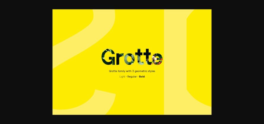 Grotte Font Poster 1