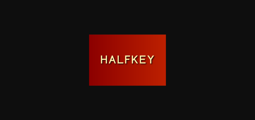 Halfkey Font Poster 3
