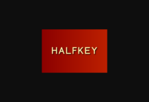 Halfkey Font Poster 1