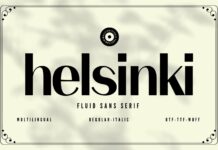 Helsinki Font Poster 1