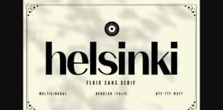 Helsinki Font Poster 1