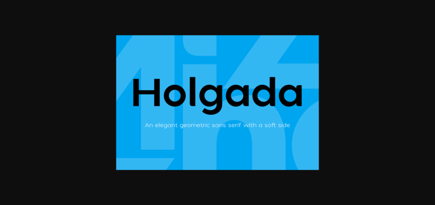 Holgada Family Font Poster 3