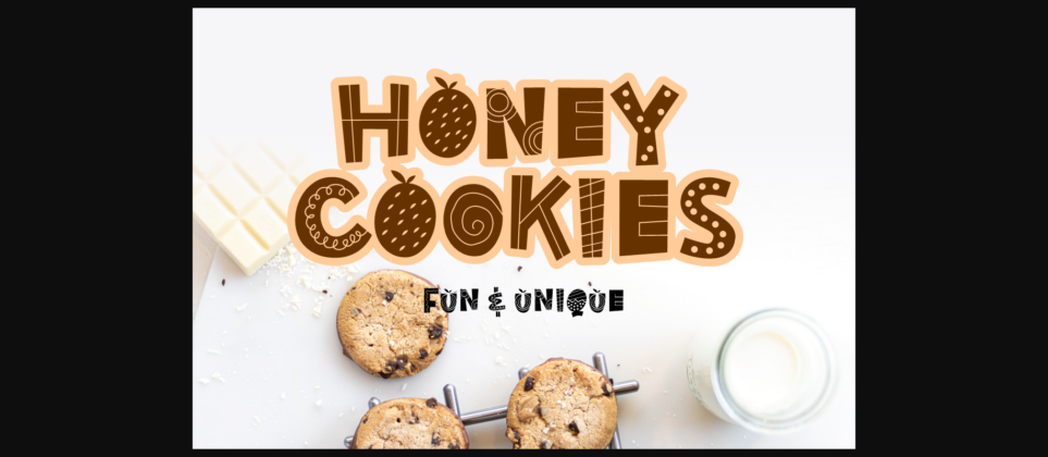 Honey Cookies Font Poster 3