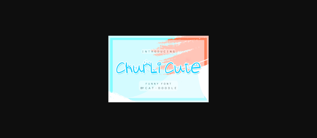 Churli Cute Font Poster 1