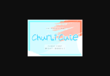 Churli Cute Font Poster 1