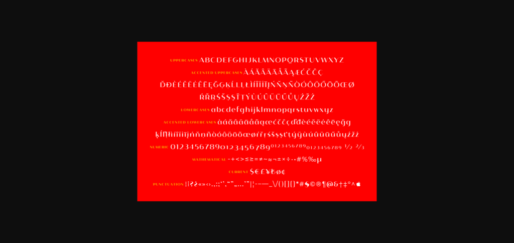 Istanbul Type Font Poster 5