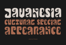 Javanesia Font Poster 1