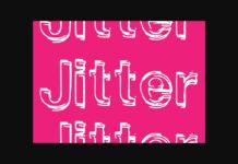 Jitter Font Poster 1