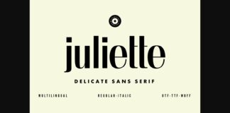 Juliette Font Poster 1