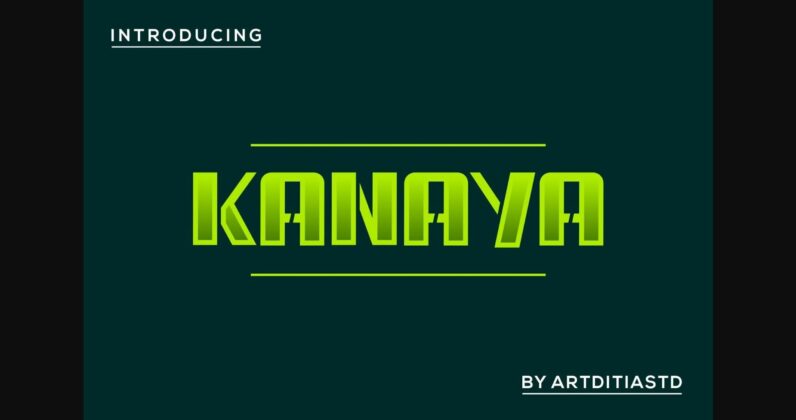 Kanaya Font Poster 3