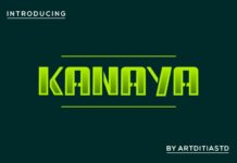 Kanaya Font Poster 1