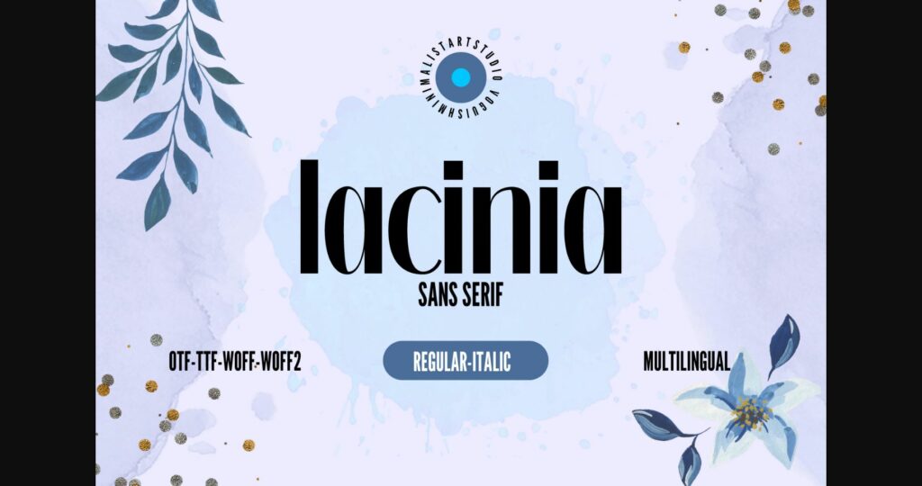 Lacinia Font Poster 3