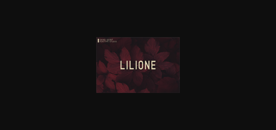 Lilione Font Poster 3