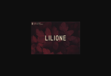 Lilione Font Poster 1