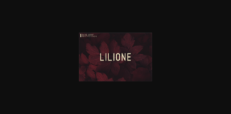 Lilione Font Poster 1