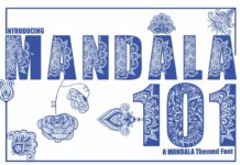 Mandala Font Poster 1