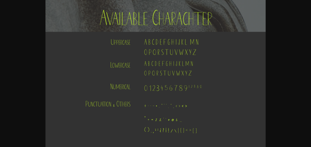 Marcondensed Font Poster 9