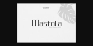 Mastofa Font Poster 1