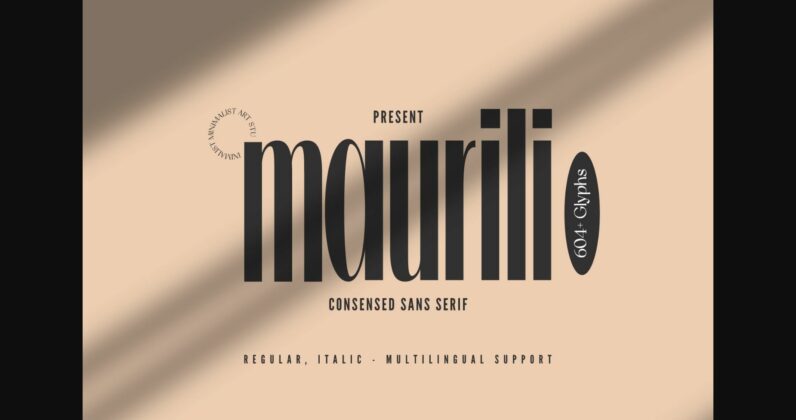 Maurili Font Poster 1