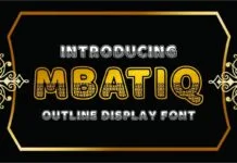 Mbatiq Font Mbatiq Font Poster 1