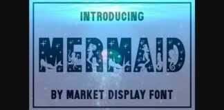 Mermaid Font Poster 1