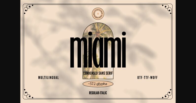 Miami Font Poster 3