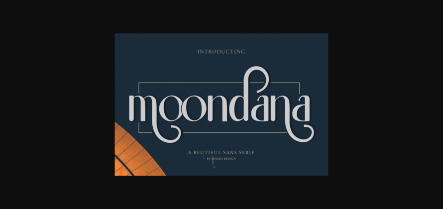 Moondana Font Poster 3