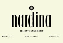 Nardina Font Poster 1
