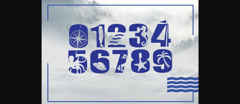 Nautical Font Poster 5