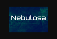 Nebulosa Family Font Poster 1