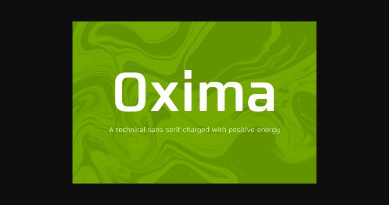 Oxima Family Font Poster 3