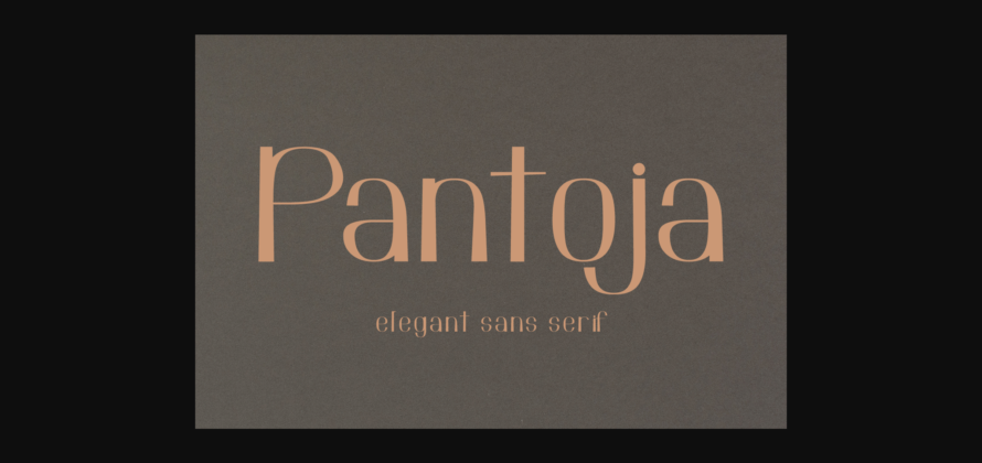 Pantoja Font Poster 3