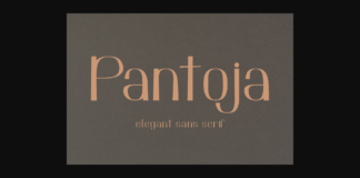 Pantoja Font Poster 1