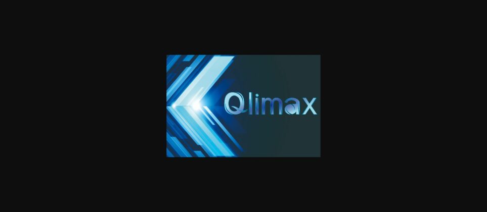 Qlimax Font Poster 1