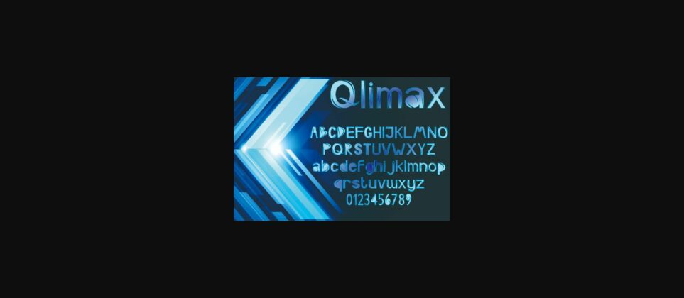 Qlimax Font Poster 4